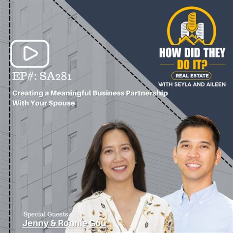 ronnie gou|Husband and Wife Leave P&G to Pursue Multifamily Real Estate .